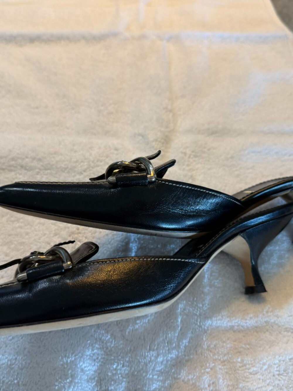 Black Prada Mule - Picture 4 of 6